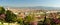 Beautiful Panorama view of Cathedral of Santa Maria del Fiore in Florence as seen from Bardini Garden during Spring Season.