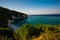 Beautiful panorama at Xigia beach