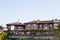 Beautiful panoramas of Nessebar city buildings. Bulgaria