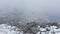 Beautiful Panoramic Aerial View of Monaco Under The Snow