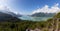 Beautiful Panoramic Canadian Landscape View during a sunny summer day