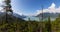 Beautiful Panoramic Canadian Landscape View during a sunny summer day