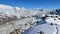 Beautiful panoramic evening view of the Gokyo valley