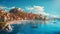 Beautiful panoramic image of bay of resort town 1690447917937 5