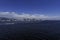 Beautiful panoramic landscape and aerial view of the Rio de Janeiro skyline at sunset. View of Ipanema beach, the Corcovado hill