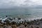 Beautiful panoramic Pacific coast vista near Point Mugu, California