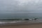 Beautiful panoramic Pacific coast vista near Point Mugu California