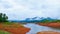 A beautiful panoramic scenery from the Banasura sagar dam in Western Ghats, Wayanad, Kerala