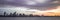 A beautiful panoramic shot of the iconic skyline of Liverpool