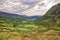 Beautiful Panoramic view of Chain of mountains National Park Snowdonia