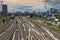 Beautiful panoramic view of the city of Berlin.