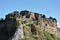 Beautiful panoramic view of famous Civita di Bagnoregio with Tiber river valley, Lazio, Italy