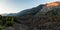 Beautiful Panoramic View of Famous Hope Rock Slide