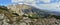 Beautiful panoramic view of the High Tatras mountains in the early autumn, Slovakia