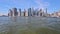 Beautiful panoramic view of New York City with skyline Manhattan midtown business district