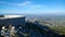 Beautiful panoramic view of the observation deck at the mausoleum of Njegos on Lovcen in Montenegro. Horizontal view