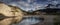 Beautiful Panoramic View of Og Lake in the Iconic Mt Assiniboine Provincial Park