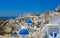 Beautiful panoramic view on Oia at Santorini