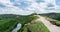 Beautiful panoramic view of Old Orhei Monastery in Moldavia