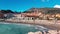 Beautiful Panoramic View of The Old Town of Menton And The Mediterranean Sea