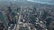 Beautiful panoramic view over Manhattan on summer day. New York.