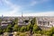 Beautiful Panoramic View of Paris with Eiffel Tower from Roof of Triumphal Arch