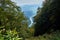 Beautiful panoramic view of the Pieniny National Park, Poland, in sunny september day