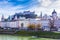 Beautiful panoramic view of Salzburg, Salzach river and Festung Hohensalzburg fortress in autumn, Salzburg, Salzburger, Austria