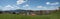 beautiful panoramic view to health resort gmund and lake tegernsee