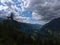 Beautiful panoramic view of upper valley MÃ¶lltal near Heiligenblut, KÃ¤rnten, Austria in the alpine mountains.