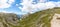 Beautiful panoramic view of the valley Val Gardena