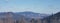 Beautiful panoramic view Of white mountains in New Hampshire on the Kancamagus Highway