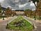 Beautiful park of the Congress centre and Theaterhouse in Bad Ischl, Austria