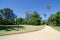 Beautiful parkland at Albury Botanic garden in New South Wales, Australia.