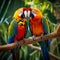 beautiful parrots