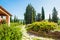 Beautiful patio of a country house