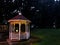 Beautiful Pavilion garden at night