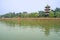 Beautiful pavilion by the river