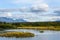 Beautiful and peaceful day on the Brooks River, Katmai National Park, Alaska, USA