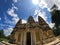 a beautiful peaceful temple under a beautiful sky