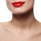 Beautiful perfect lips. mouth close up. Beautiful wide smile of young fresh woman with full lips. Isolated