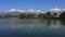 Beautiful Phewa lake with Annapurna Himalayn range, Pokhara, Nepal