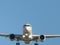 Beautiful photo of a plane landing at the airport taking land