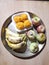 Beautiful photo  of Pooja Thaali Praying Tray in India.