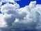 Beautiful photogenic clouds over the Iberig region and slopes of the Schwyz Alps mountain massif, Oberiberg - Canton of Schwyz