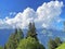 Beautiful photogenic clouds over Lake Brienz Brienzersee and the surrounding alpine peaks - Canton of Bern, Switzerland