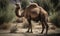 A beautiful photograph of The Bactrian Camel