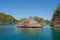 Beautiful Piaynemo Natural Park in the ocean captured in Raja Ampat, Fam Islands