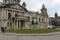 Beautiful Picture of City Hall in Belfast Northern Ireland, with a gloomy sky and dark clouds