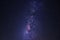 Beautiful picture of a milky way, astrophotography wallpaper